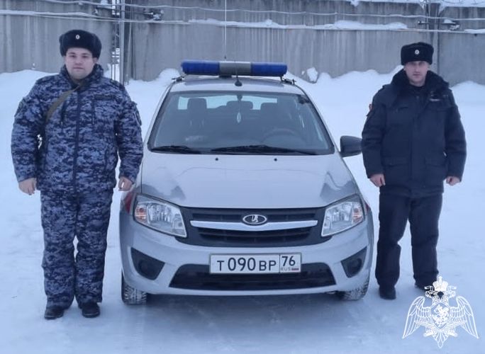 Росгвардейцы не дали разрастись крупному пожару в частном секторе Ярославской области