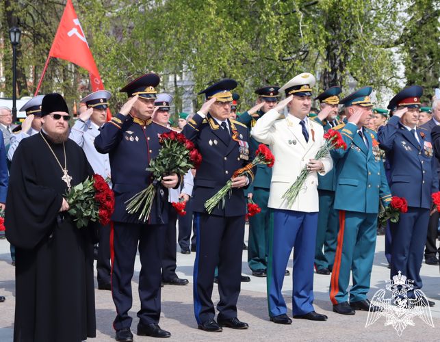 В мероприятиях, посвященных празднованию Победы в Великой Отечественной войне, принимают участие ярославские росгвардейцы