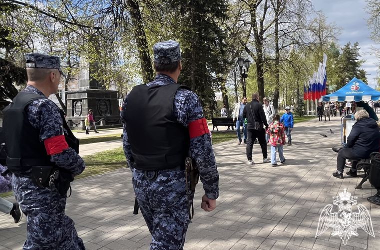 В мероприятиях, посвященных празднованию Победы в Великой Отечественной войне, принимают участие ярославские росгвардейцы