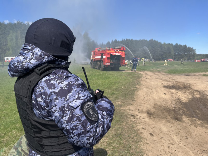 Росгвардейцы приняли участие в тактико-специальном учении в Ярославле