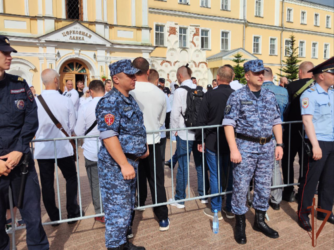Росгвардейцы приняли участие в праздничных мероприятиях, посвященных Дню памяти преподобного Сергия Радонежского