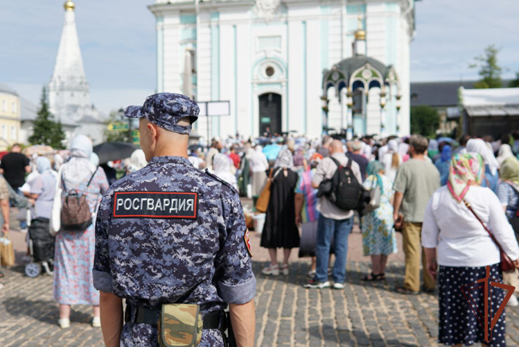 Росгвардейцы приняли участие в праздничных мероприятиях, посвященных Дню памяти преподобного Сергия Радонежского
