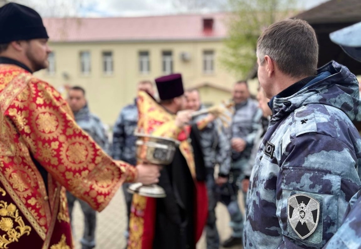 В Ярославле росгвардейцы почтили память Георгия Победоносца