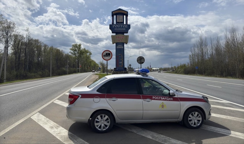 Росгвардейцы организовали автопробег, посвященный 80-летию Победы