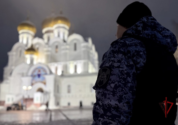 Росгвардейцы обеспечили безопасность в период празднования Рождества Христова
