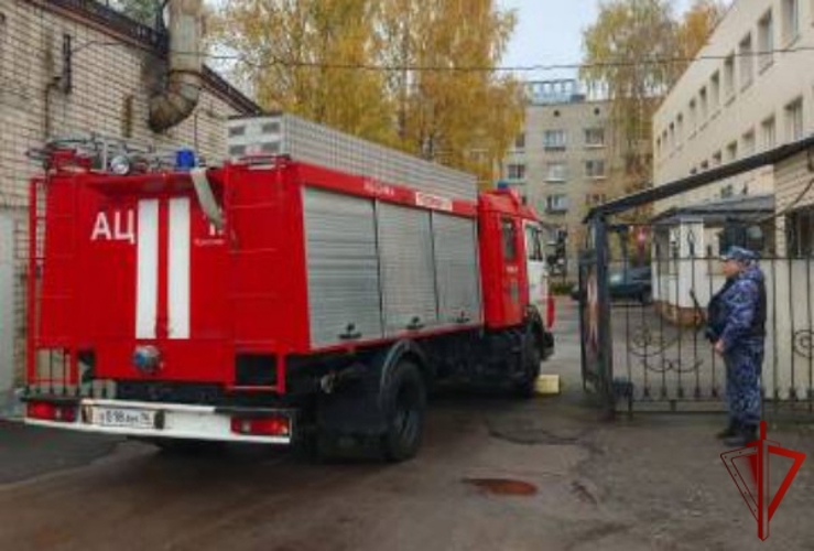В региональном управлении Росгвардии прошла межведомственная пожарно-тактическая тренировка